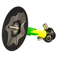 Фото 3 Кальян MAMAY CUSTOMS Flow жёлтый ф.-салатовый (без колбы) 