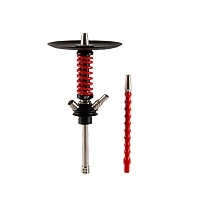 Фото  Кальян MAMAY CUSTOMS Coilover Micro красный (грав.Bus) (без колбы) 