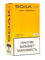 Фото  SOAK CUBE Банан с финиками 7000 затяжек 