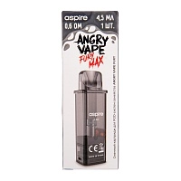 Фото  Картридж к электронной системе BRUSKO Angry VapeFury Max чёрный 4.5 мл 0.6 Ом (1шт) 