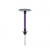 Фото  Кальян MAMAY CUSTOMS Coilovers чёрно-сиреневый (без колбы) 