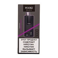 Фото  FOOSE BLACK Ягодный микс (9000 затяжек) 