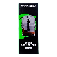 Фото  Картридж Vaporesso LUXE Q 0.6 Ом (3 мл) 4 шт 
