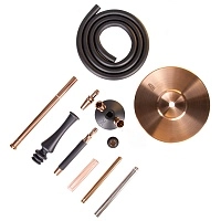 Фото 2 Кальян Hoob Mars mini Чёрный x Бронза 