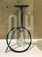 Фото  Кальян MAMAY CUSTOMS Coilovers морская волна-черный (без колбы) 