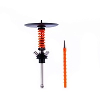 Фото  Кальян MAMAY CUSTOMS Coilover Micro чёрно-оранжевый ф (без колбы) (гр. Кубы) 