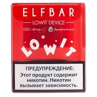 Фото 2 Набор Elf Bar Lowit (10W, 500 mAh) (Красный) 