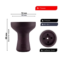 Фото 2 Чашка Форма Турка Вулкан (черная) 