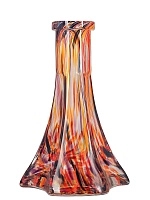 Фото 1 Колба Vessel Glass Пирамида красно-чёрная крошка 