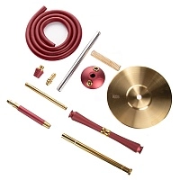 Фото 2 Кальян Hoob Go Винный красный x Золото 