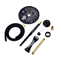 Фото 3 Кальян Alpha Hookah X SS VNDL Jet Black 