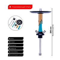 Фото 2 Кальян MAMAY CUSTOMS Flow м.волна-песочный (без колбы) 