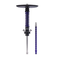 Фото 1 Кальян MAMAY CUSTOMS Coilovers MINI чёрно-фиолетовый лак (без колбы) гр. космос 