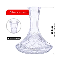 Фото 3 Колба UNION Богемия (треугольник, хрусталь) 