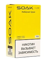 Фото  SOAK CUBE Имбирная груша 7000 затяжек 