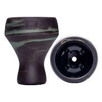 Фото 1 Чашка Форма Турка Изумруд + чёрн.глазурь 