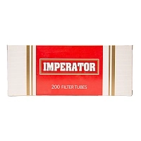 Фото  Гильзы сигаретные с фильтром IMPERATOR RED 84x15мм (200шт) 
