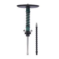 Фото 1 Кальян MAMAY CUSTOMS Coilovers MINI зелёный лак-чёрный (без колбы) гр. кубы 