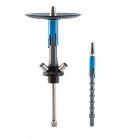 Фото  Кальян MAMAY CUSTOMS Flow серо-синий (без колбы) 