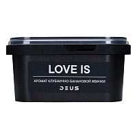 Фото  Deus с ароматом Клубнично-Банановая Жвачка (Love Is), 250гр. 