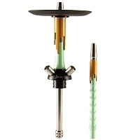 Фото  Кальян MAMAY CUSTOMS Flow фисташко-песочный (без колбы) 