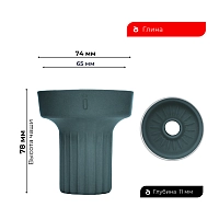 Фото 2 Чашка Облако Stone Phunnel зелёный 