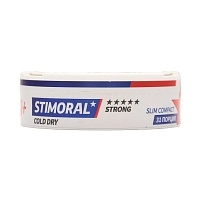 Фото 1 Табак жевательный STIMORAL SLIM COMPACT С АРОМАТОМ«COLD DRY» 