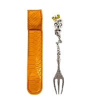 Фото 1 Вилка Scull 3 Silver 