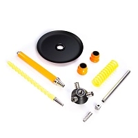 Фото 2 Кальян MAMAY CUSTOMS Coilovers MINI оранжевый ф-жёлтый ф (без колбы) 