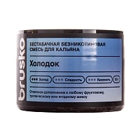 Фото  Бестабачная безникотиновая смесь для кальяна BRUSKO, 50 г, Холодок 