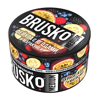 Фото  BRUSKO MEDIUM Фейхоа с ягодами и маракуйей 250гр 