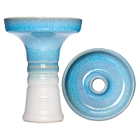 Фото 2 Чашка Форма Фанел Глазурь белый / бирюза 