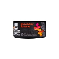 Фото  SEBERO Black с ароматом Клубника-Банан (Strawberry Banana), 25 гр. 
