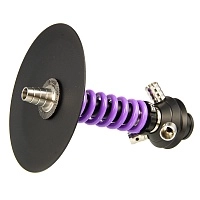 Фото 3 Кальян MAMAY CUSTOMS Coilover Micro чёрно-сиреневый (без колбы) 