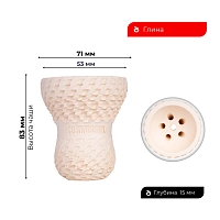 Фото 2 Чашка Cosmo bowl Turkish White Predator + Pack 