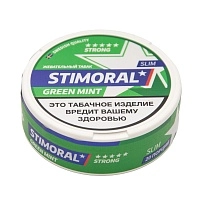 Фото 2 Табак жевательный STIMORAL SLIM С АРОМАТОМ«GREEN MINT» 