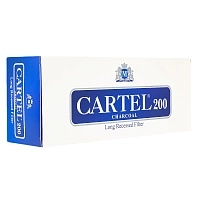Фото  Гильзы сигаретные с фильтром CARTEL LONG RECESSED 84x20мм (200шт) 
