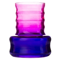 Фото 2 Кальян Pizduk Hookah (orange-bag) фиолетово-розовая колба 