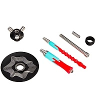 Фото 1 Кальян MAMAY CUSTOMS Flow красный-м.волна (без колбы) 