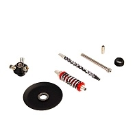 Фото 2 Кальян MAMAY CUSTOMS Coilover Micro красно-серый камуфляж (без колбы) 