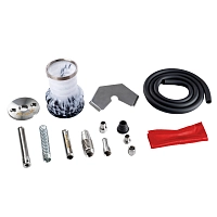 Фото 4 Кальян Pizduk PRO Black-bag (чёрно-белая колба) 