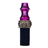 Фото 2 Мундштук индивидуальный Japona Hookah Mouth Tip Samurai Cord-Purple 