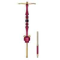 Фото 1 Кальян Hoob Mars Винный красный x Золото 