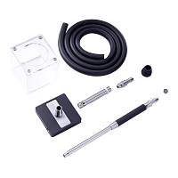 Фото 2 Кальян Hoob subAtom Чёрный x Нержавеющая сталь 