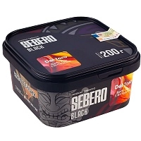 Фото  SEBERO Black с ароматом Баблгам с цитрусом (Дель Торо), 200 гр. 