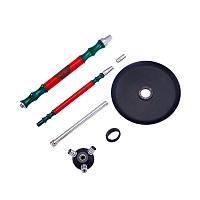 Фото 4 Кальян MAMAY CUSTOMS Leather Edition кожа-зелёный лак (без колбы) 