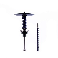 Фото  Кальян MAMAY CUSTOMS Coilover Micro чёрно-синий (без колбы) (гр. Equip) 