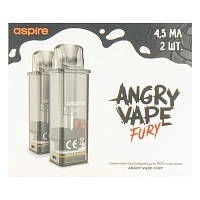 Фото  Картридж к электронной системе BRUSKO Angry VapeFury 4.5 мл (2шт) 