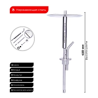 Фото 2 Кальян Mexanika STM GR black (без колбы) 