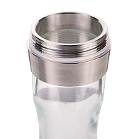 Фото 2 Колба для кальяна Hoob Bell Pro | Прозрачный x Нержавеющая сталь 